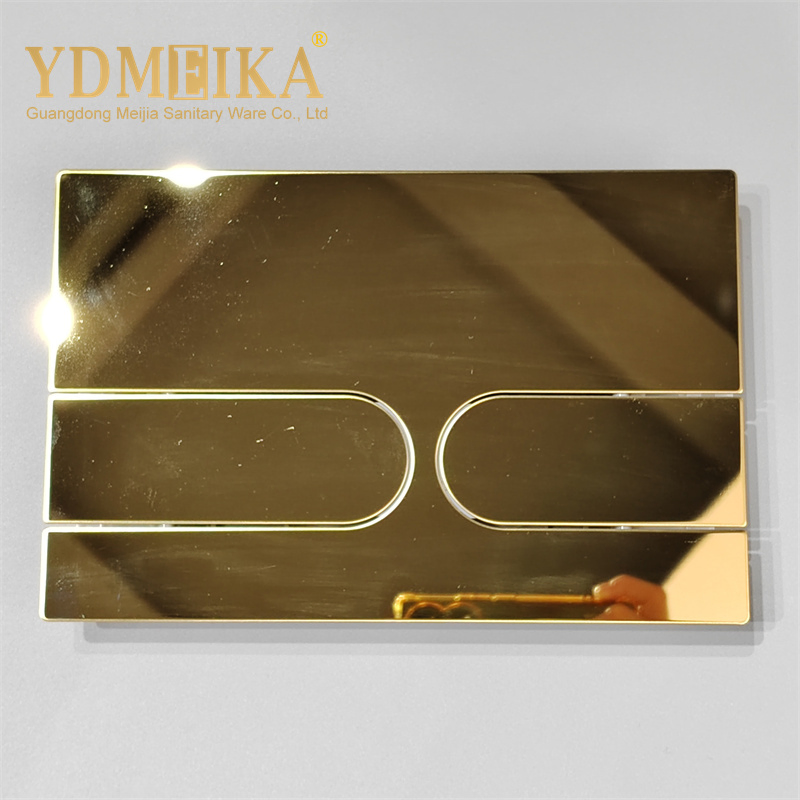 Stainless Steel Material Toilet Concealed Cistern Flush Cover Panel Plate Button