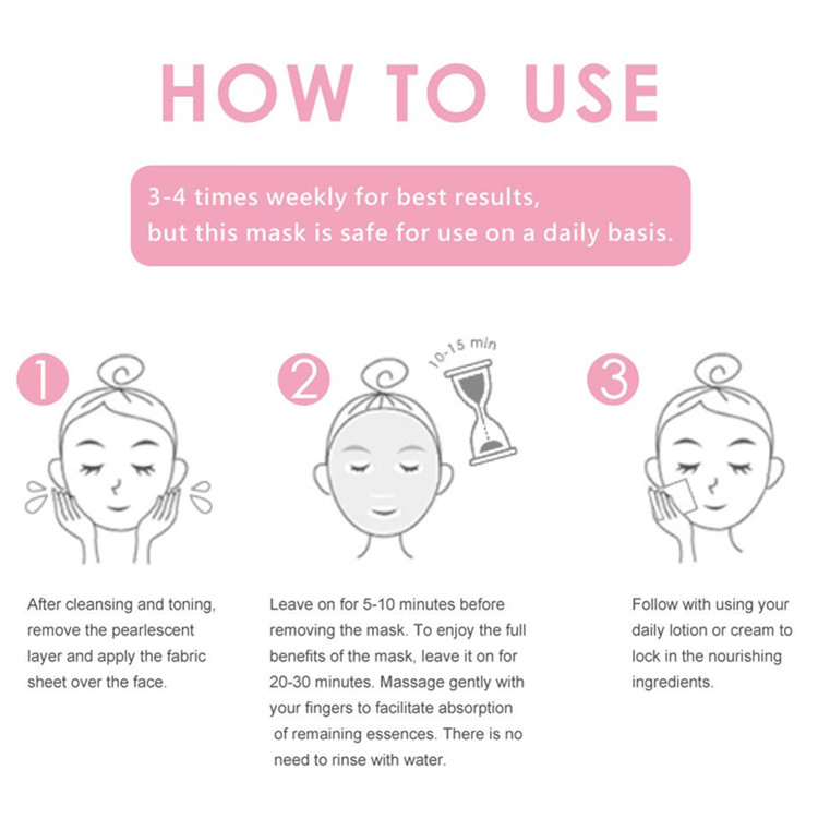Custom Private Label Collagen Firming Facial Face Mask