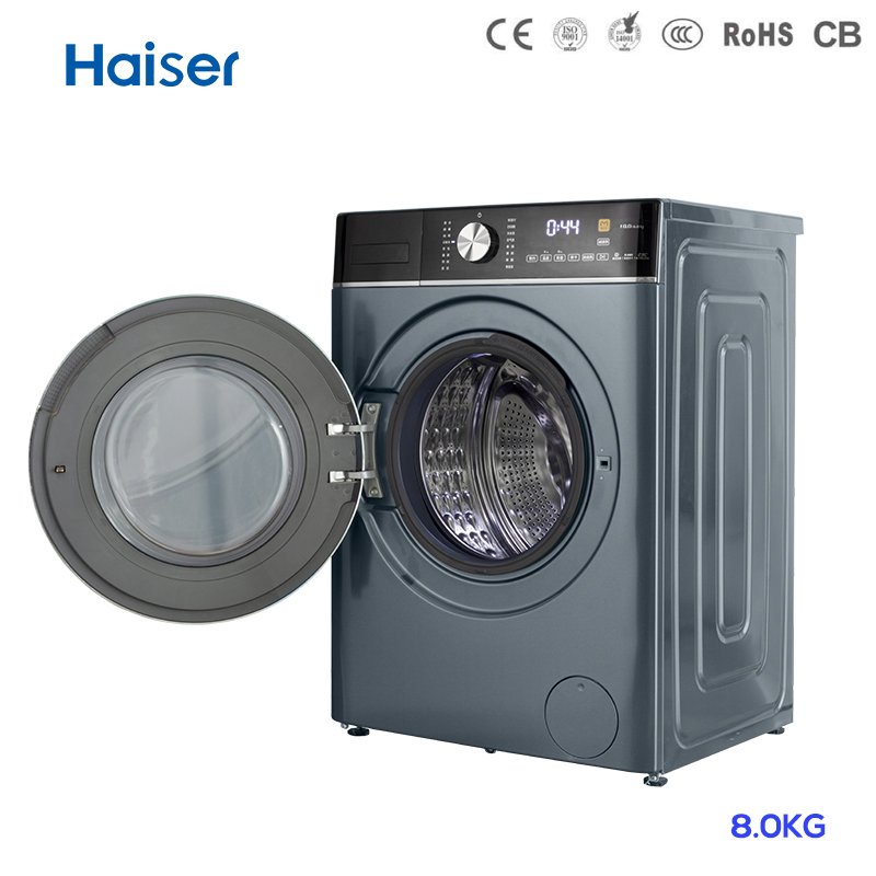 LED Display 8kg Front Loading Washer with Inverter Motor