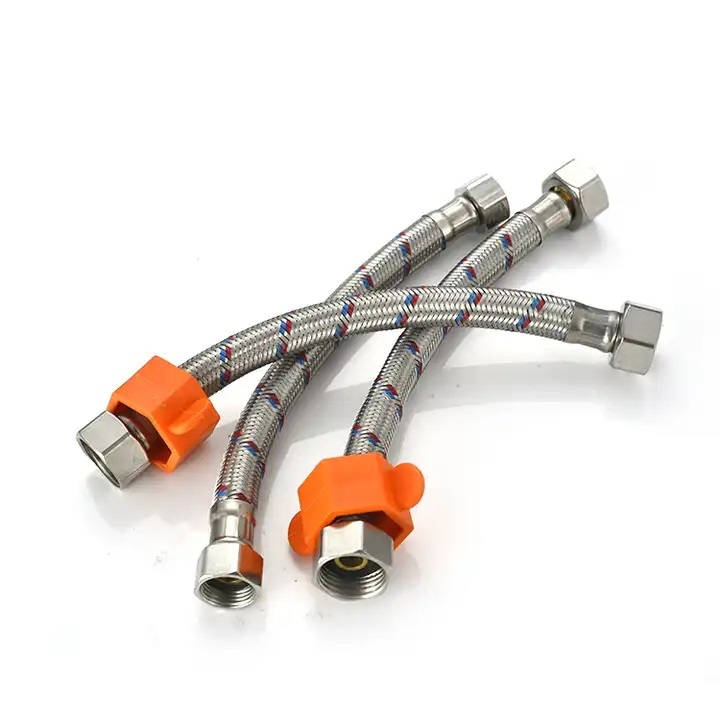 Stainless Steel Basin Water Heater Connector Flexible Braided Plumbing Hose
