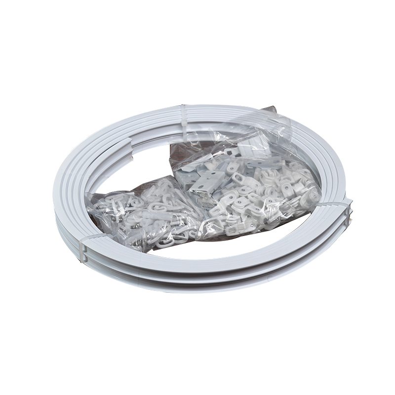 Manual Flexible Bendable Curtain Track Curved Curtain Rail Straight Tubes Hotel Bendable