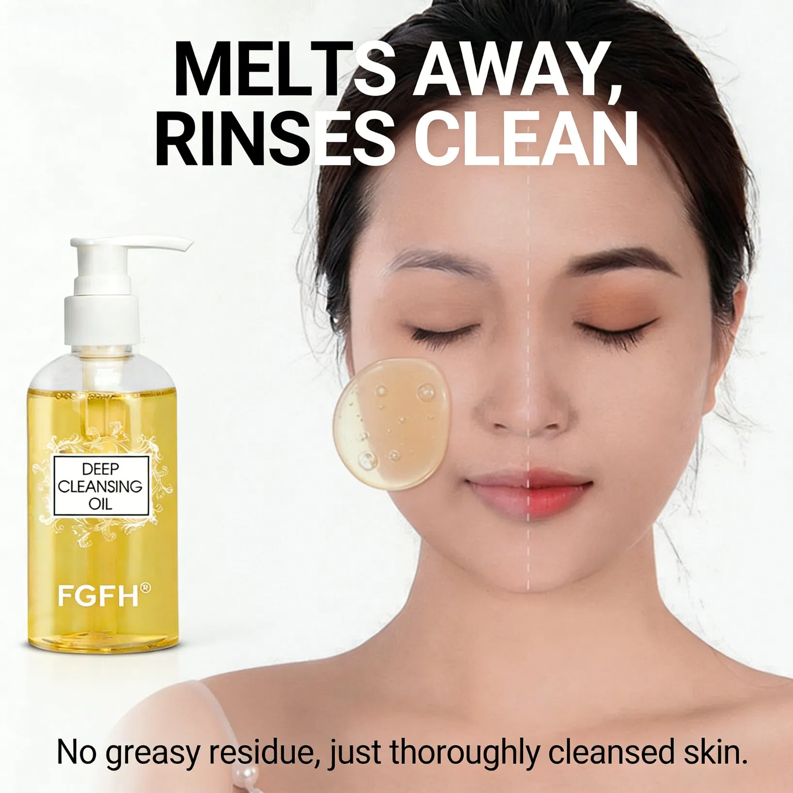 Makeup Remove Facial Acne Purifying Clean Pores Deep Cleansing Oil Control Cleansing Oil
