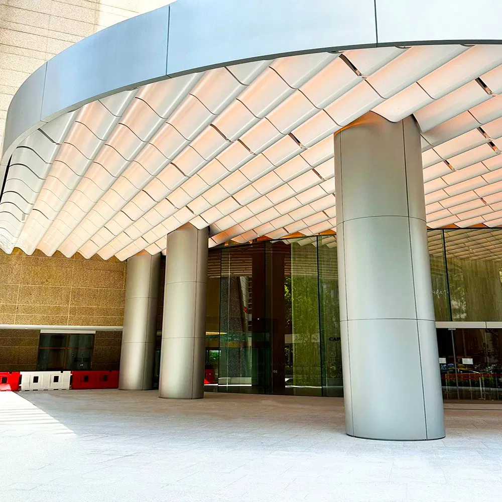 Metal Sun Shade Louver Customized All-Purpose Aluminum Louvers for Facade