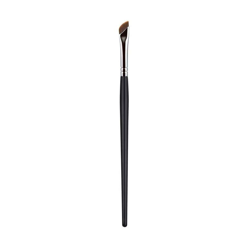 Wholesale Super Fine Sickle Eyeliner Eyebrow Brush Angled Black Slim Eyeliner Brush