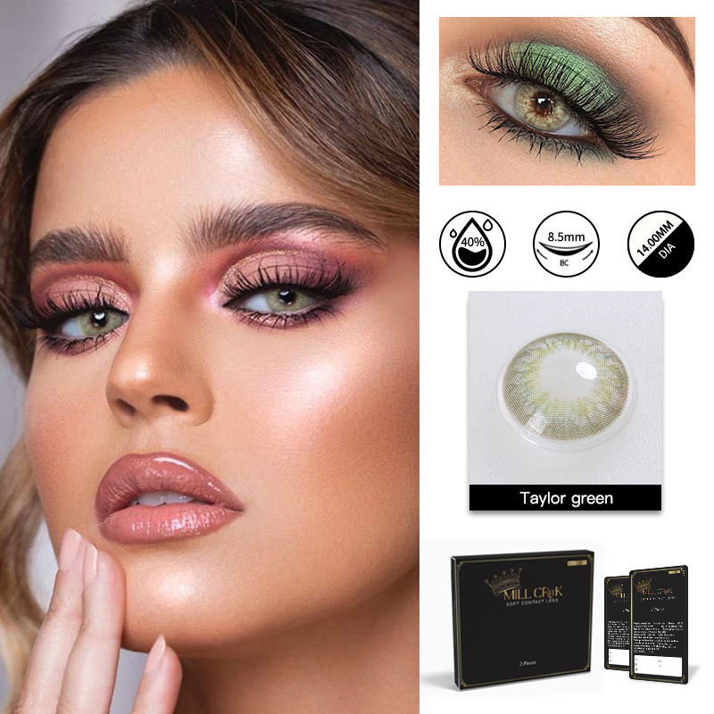 Contact Lenses Yearly Colored Soft for Eyes Small Beautiful Pupil Contact Lens Soft Contact Lens Care