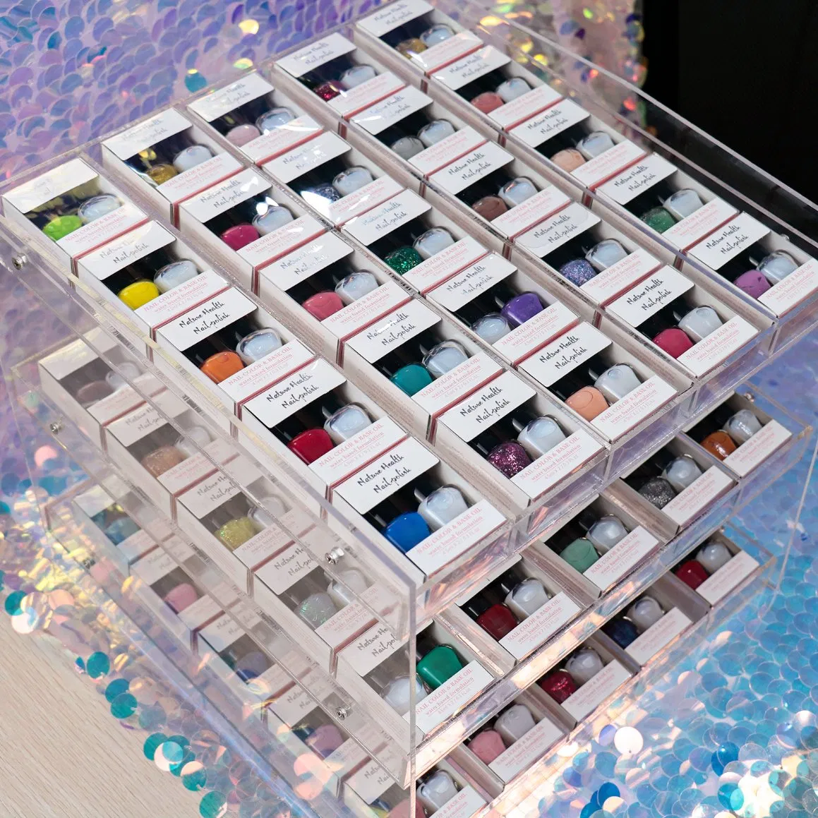 Premium Quality Peel off Nail Polish Organizer Samples for Resale