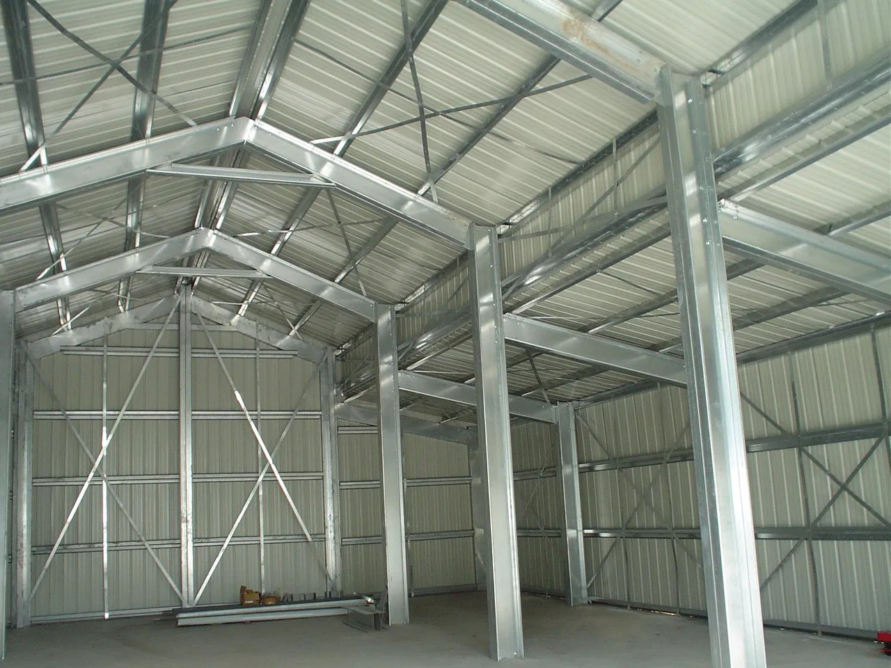 Hot-DIP Galvanized Industrial Light Steel Structure Prefabricated Warehouse for Factory Direct Sale