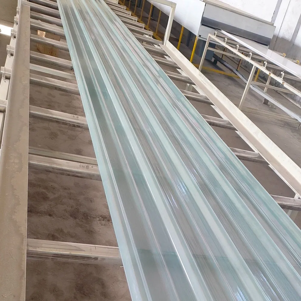 High Transparency Fibre Corrugated Roofing Sheet