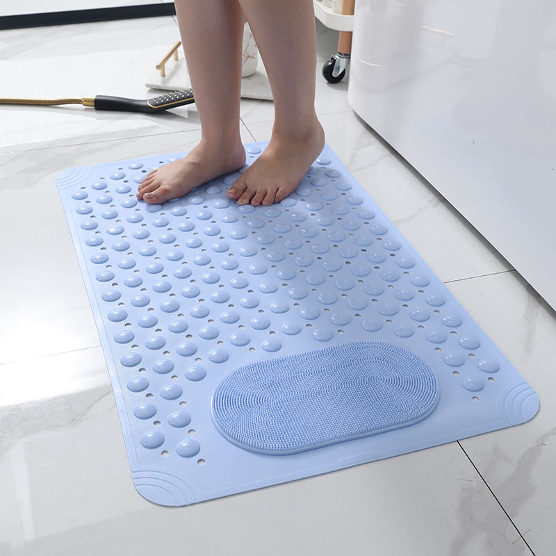 Bath Antislip Scentless PVC Foot Massage Scrubber Shower Floor Mat Non-Slip Bathroom Mat