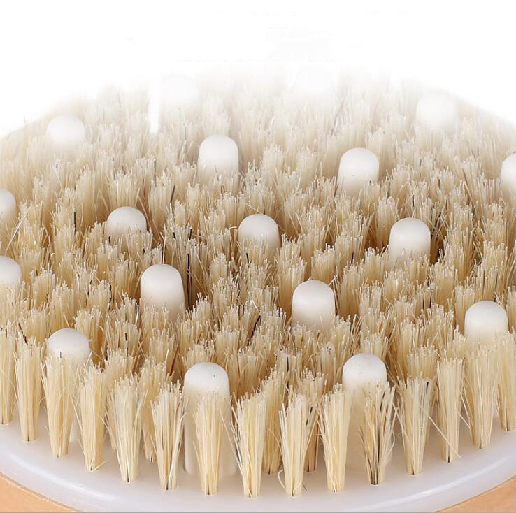 Wholesale High Quality Bristles Bath Brush with Massage Beads