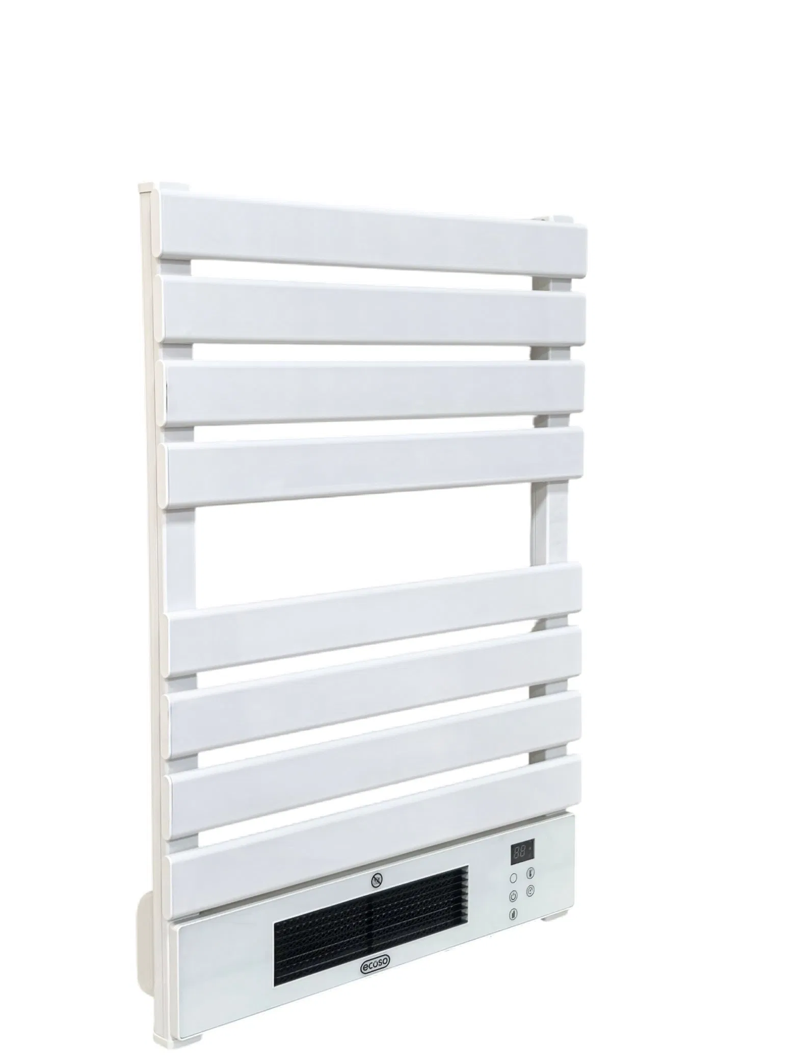 Waterproof Electric Towel Rail with Space Heater for Safety and Durability