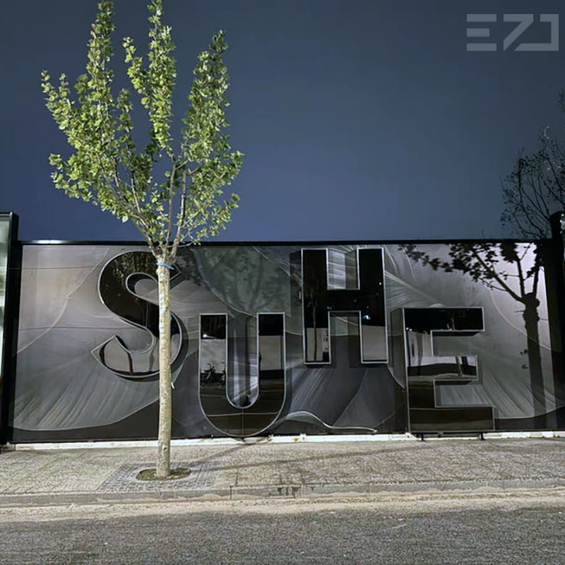 Endless Infinite Tunnel LED Letter Sign Board Outdoor 3D LED Big Letters