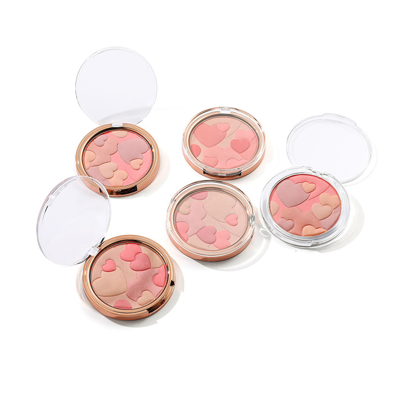 Mineral Cosmetic Blush Makeup Blusher Compact Face Cheek Powder for Facial Blush