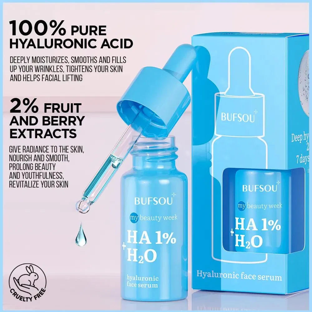 Custom Logo Organic Natural Skin Care 2 in 1 Moisturizing Jelly Facial Mask Hydrate Hyaluronic Acid Face Serum for Dry Skin