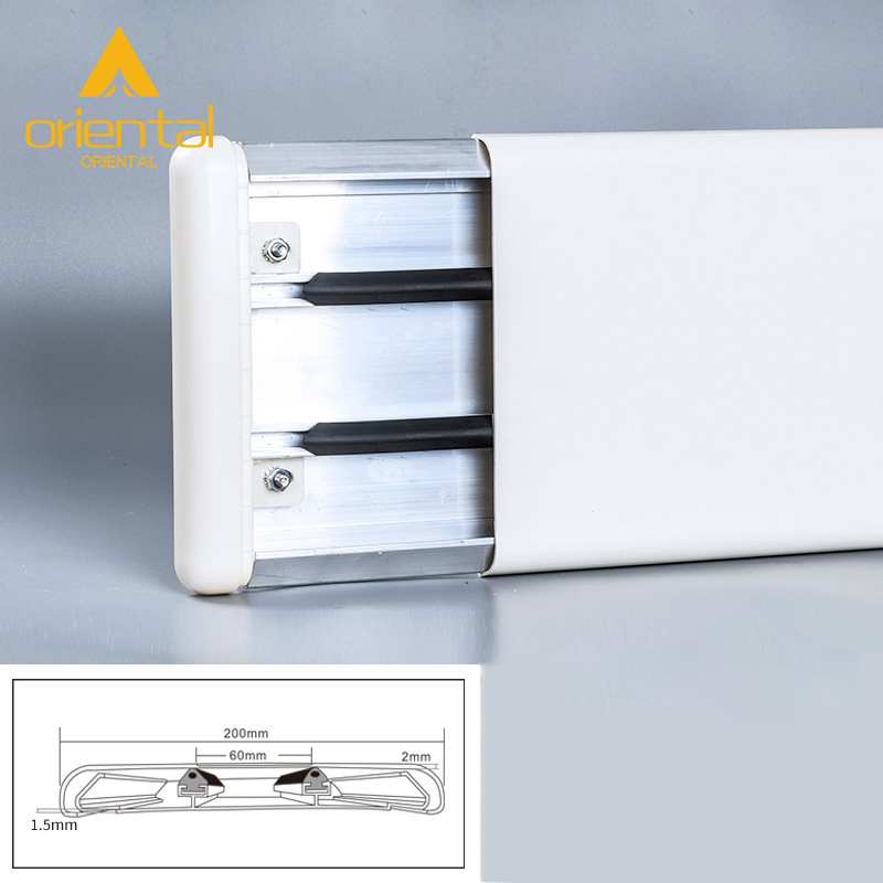 Aisle Handrail Medical Corridor Against The Wall Anti-Collision Handrail Hospital PVC Wall Guard Protector