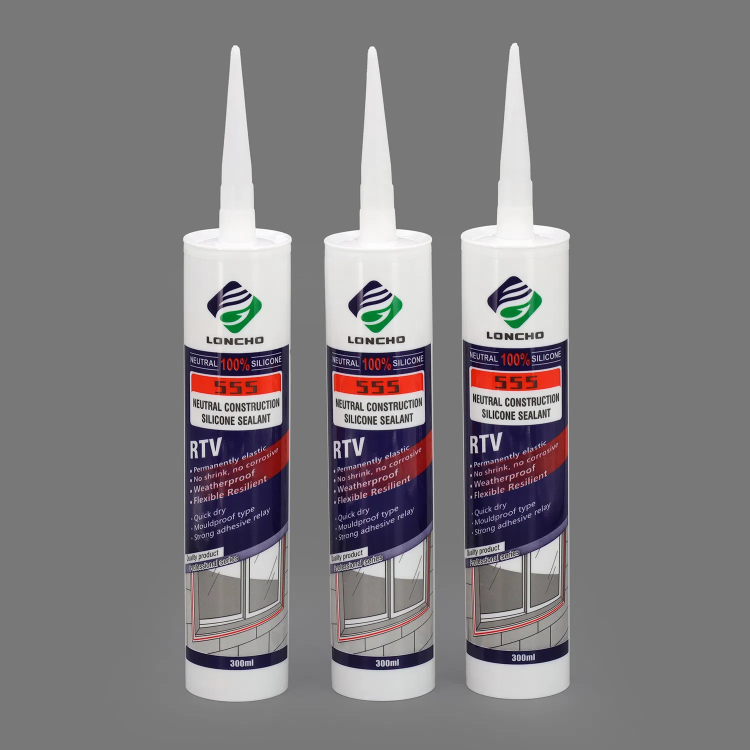 Factory Supply No Smell RTV Gasket Maker Sealant for Glass & Aluminum