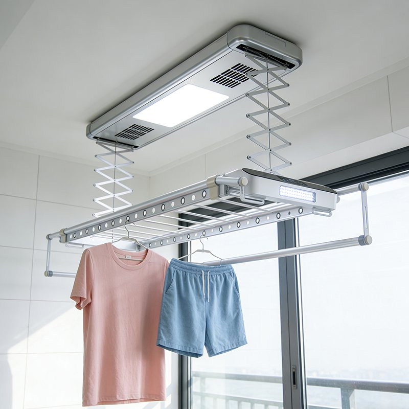 Electric Drying Rack Household Balcony Intelligent Automatic Lifting Drying Rack