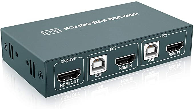 Коммутатор HDMI 2 порта KVM