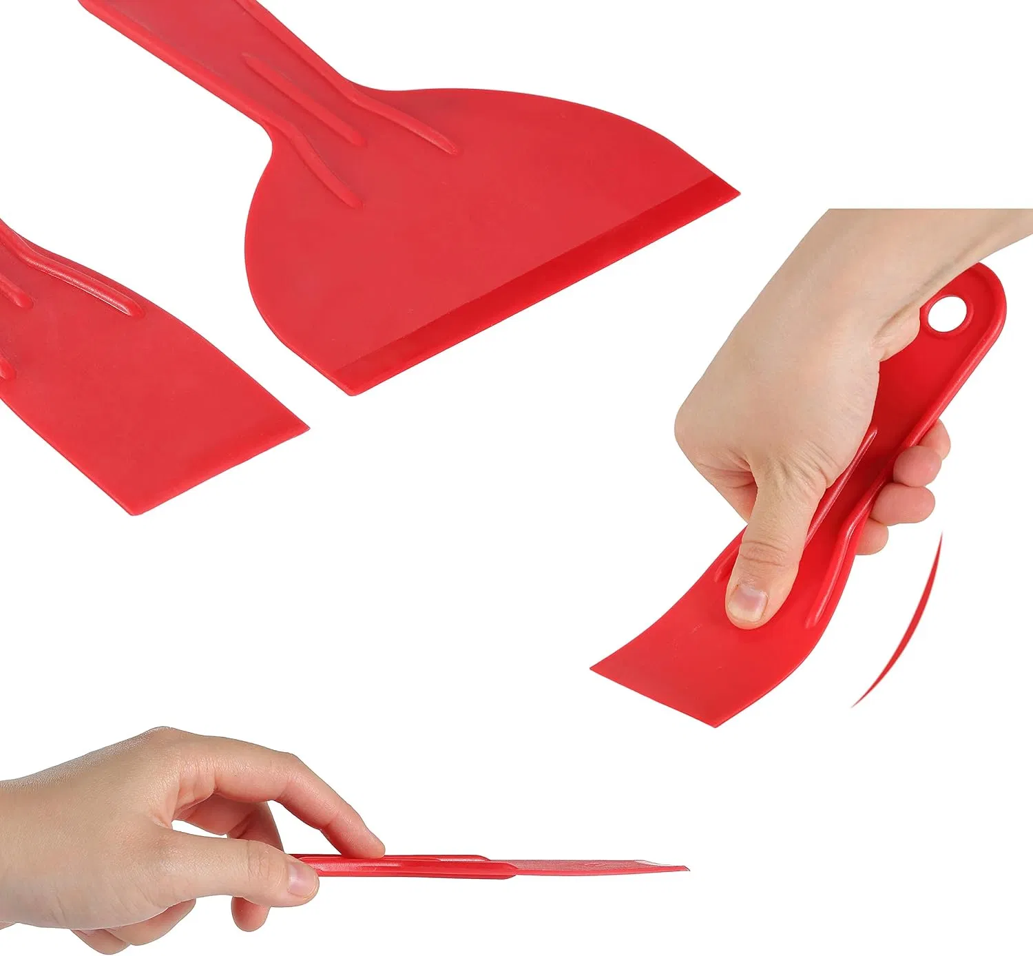 3-Piece Scraper Set Putty Knife, Plastic Paint Scraper, Plastic Scraper