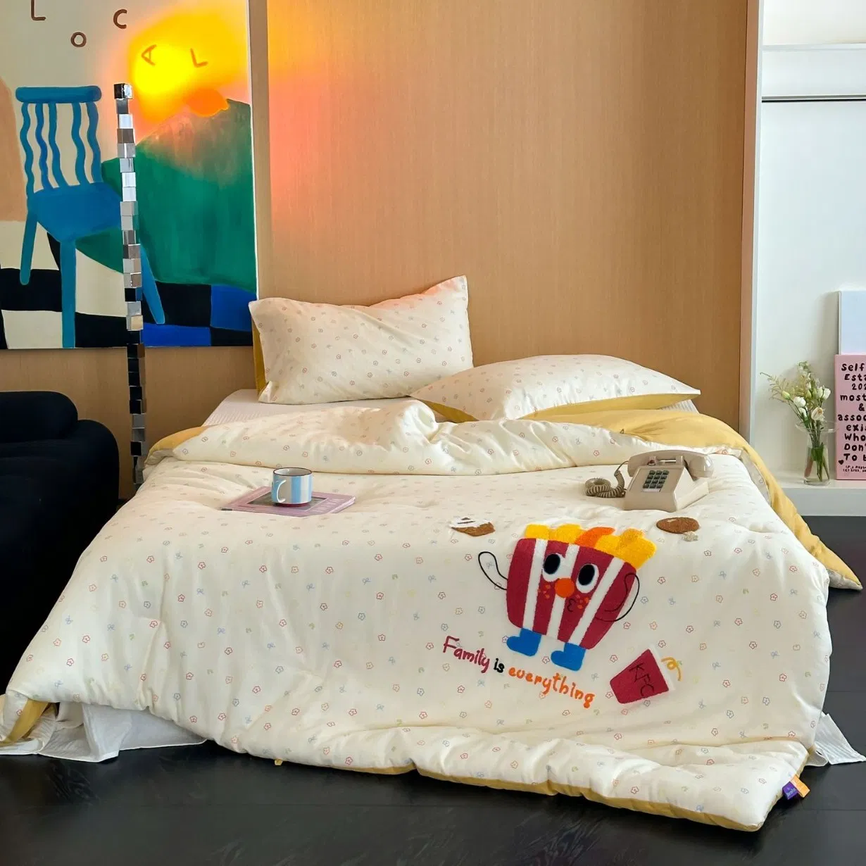 Cotton Double-Layer Spring and Autumn Quilt for Children