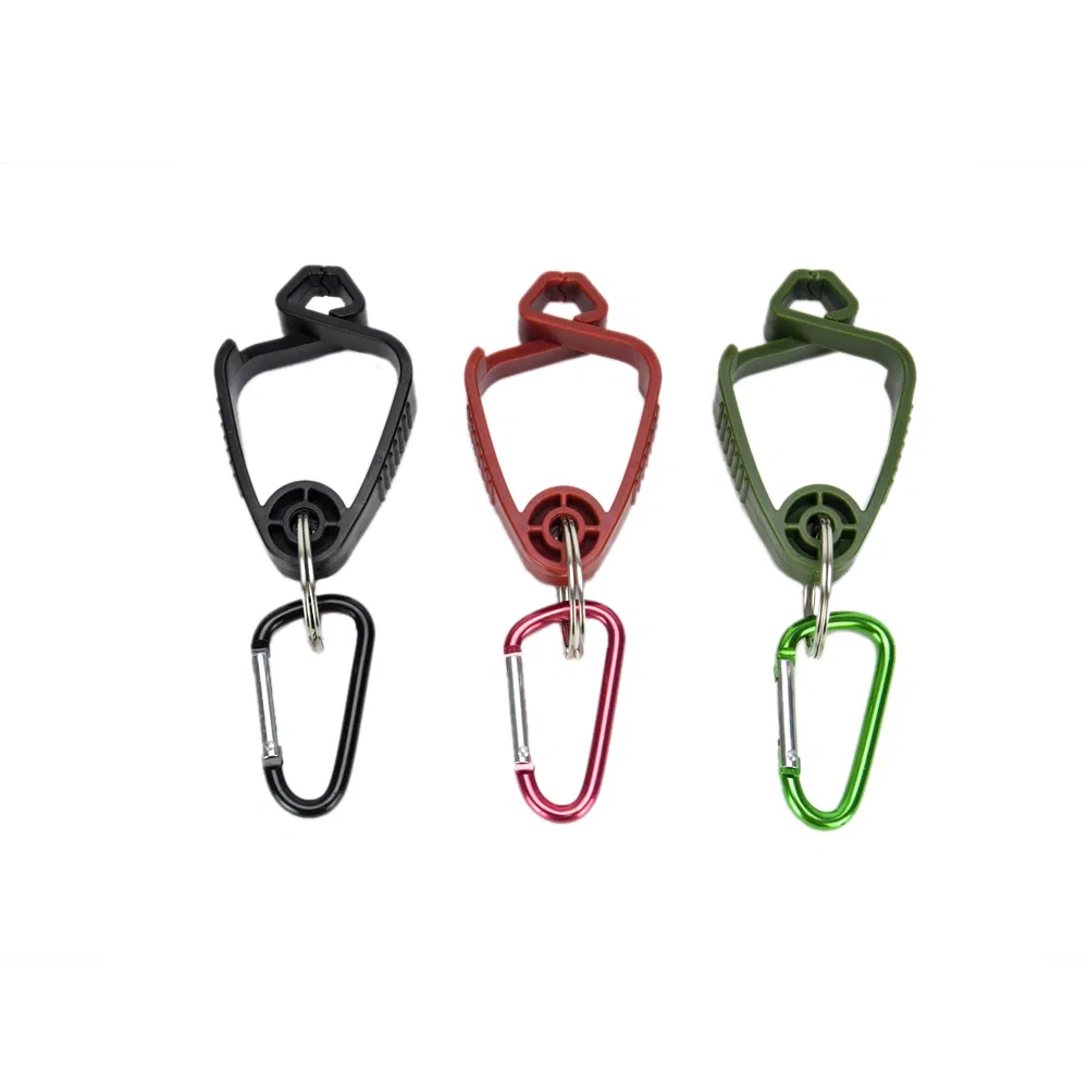 Adjustable Tension Glove Holder Carabiner Glove Clip
