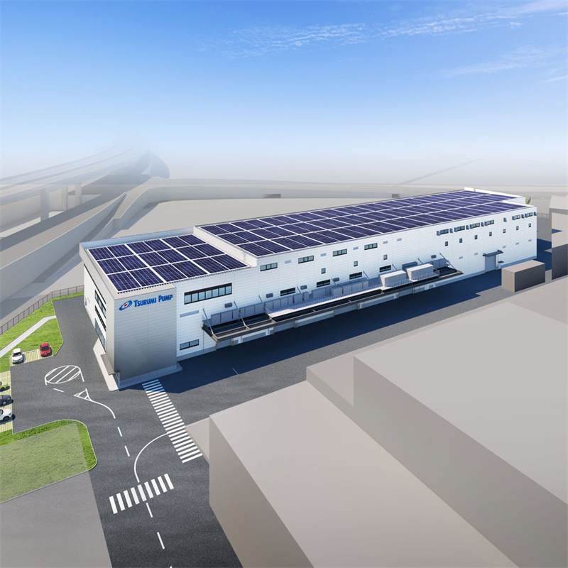 Prefabricated Steel Structure Pump Station Canopy Construction