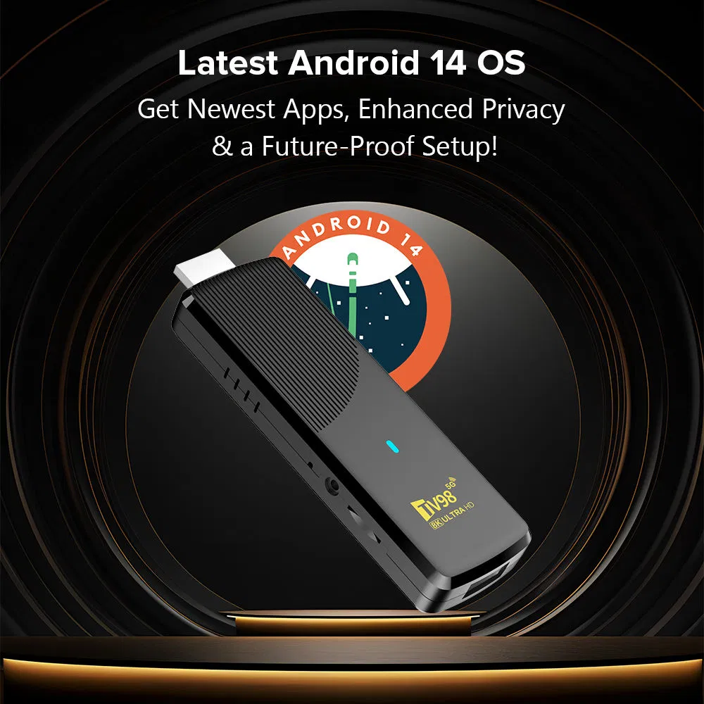 TV Stick ATV X9: Android 14, 2ГБ+16ГБ, 8K, Bluetooth 5.0