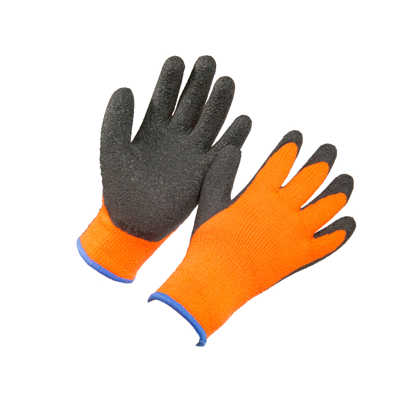 Thermal Grip Winter Glove Foam Latex Gloves Safety Work Glove