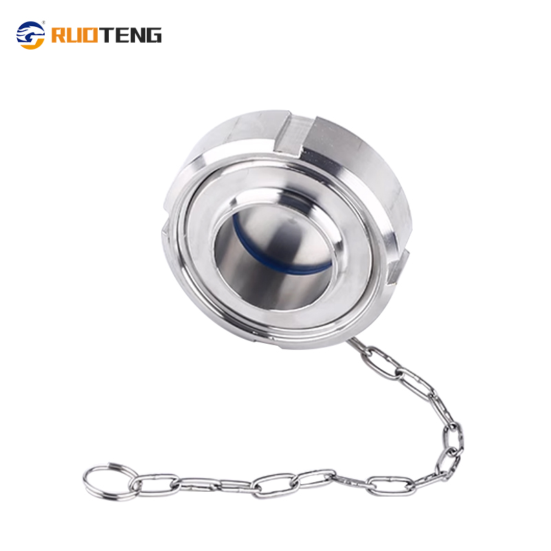 [Ruoteng] Loose Blind Cap 304 Stainless Steel Sanitary SMS Round Thread Plug Cover Complete Set of Internal Thread Cover Fitting
