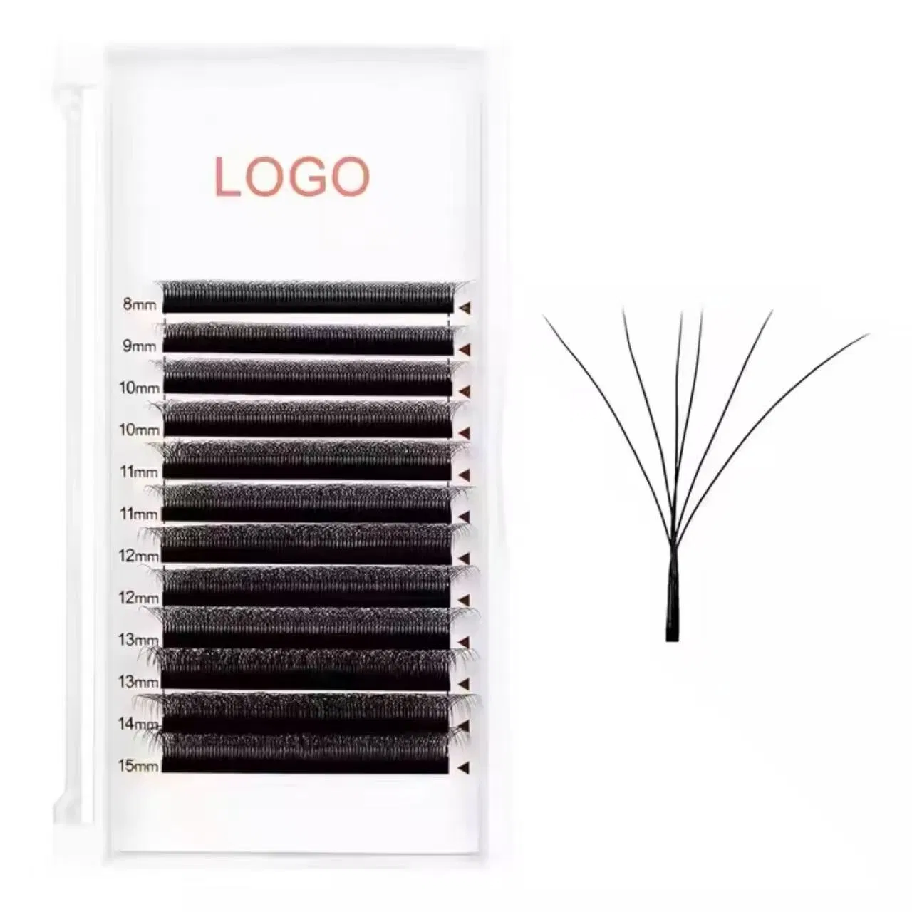 W Shaped Clover Eyelash Extension 3dw 4dw 5dw 6dw 0.05 0.07