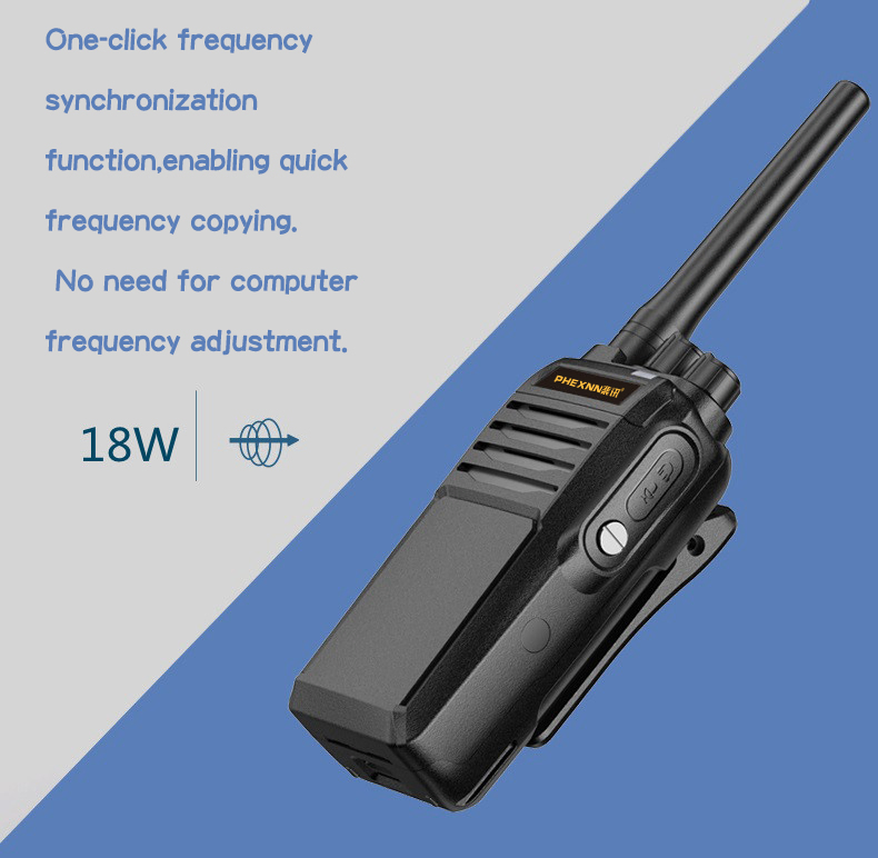 Рация Phexnn UHF Walkie-Talkie, 32 канала, дальность 4 км