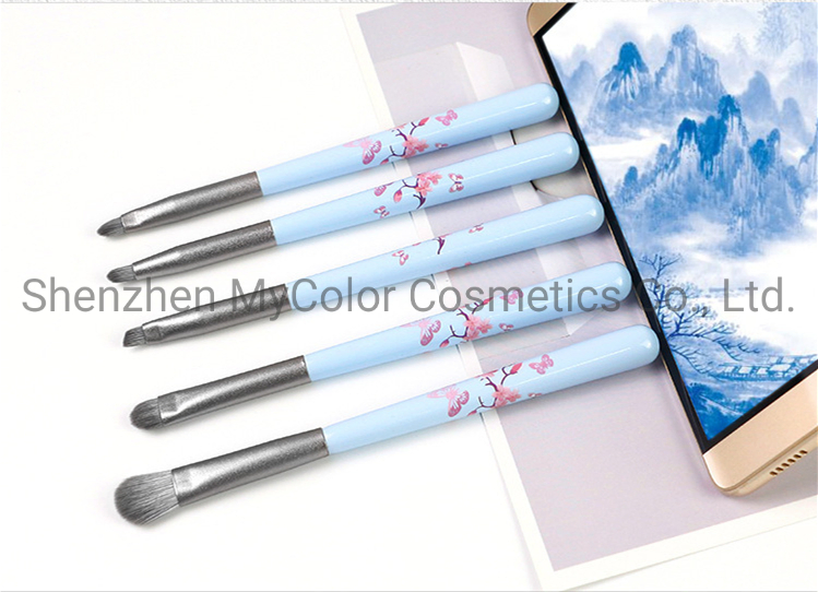 Easy to Clean Sakura Style 8PCS Professional Makeup Brush Cosmetic Brush Set with Synthetic Hair