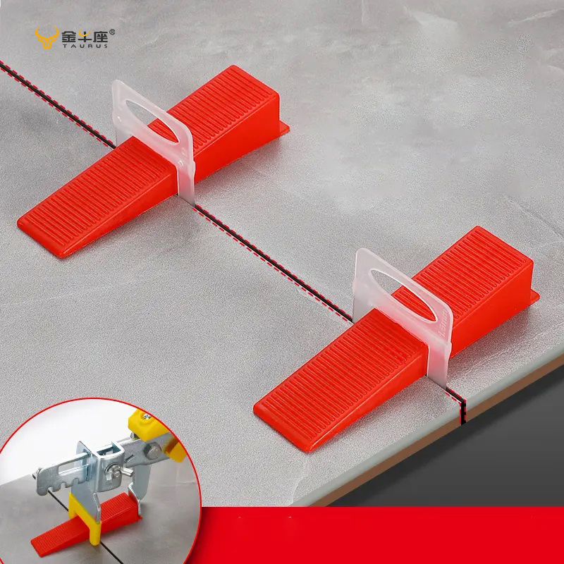 Jnz Efficient and Safetile Leveling System Wedges and Clips