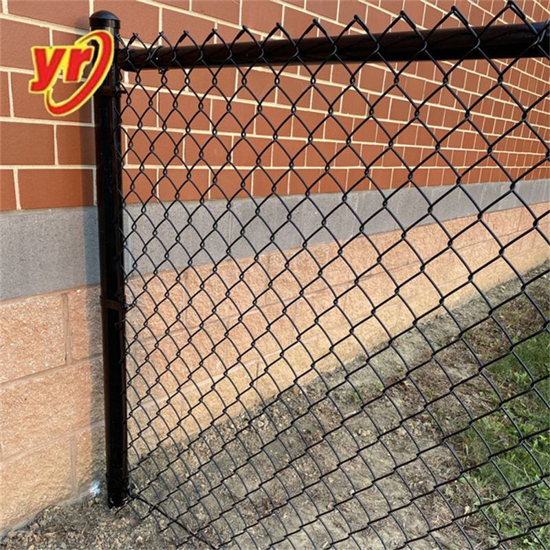 Best Seller Black Chain Link Stadium Fence Easy Install Competitive Prices