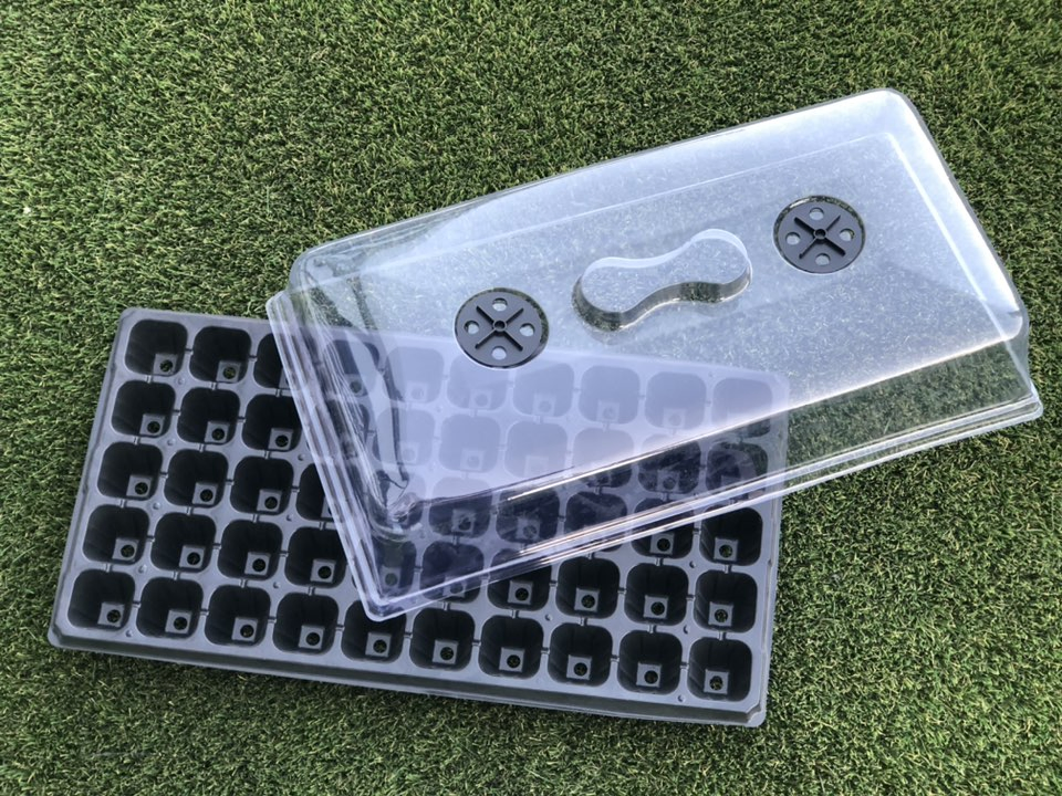 Hydroponics 72 Cell Garden Seed Germination Tray Chamber Kit with Heat Mat Seedling Trays