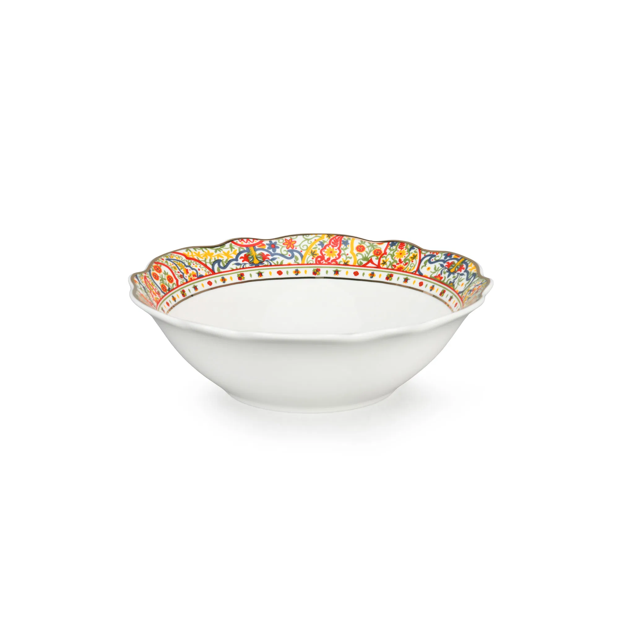 Elegant Floral Shaped Ceramic Soup Bowl for Stylish Dining