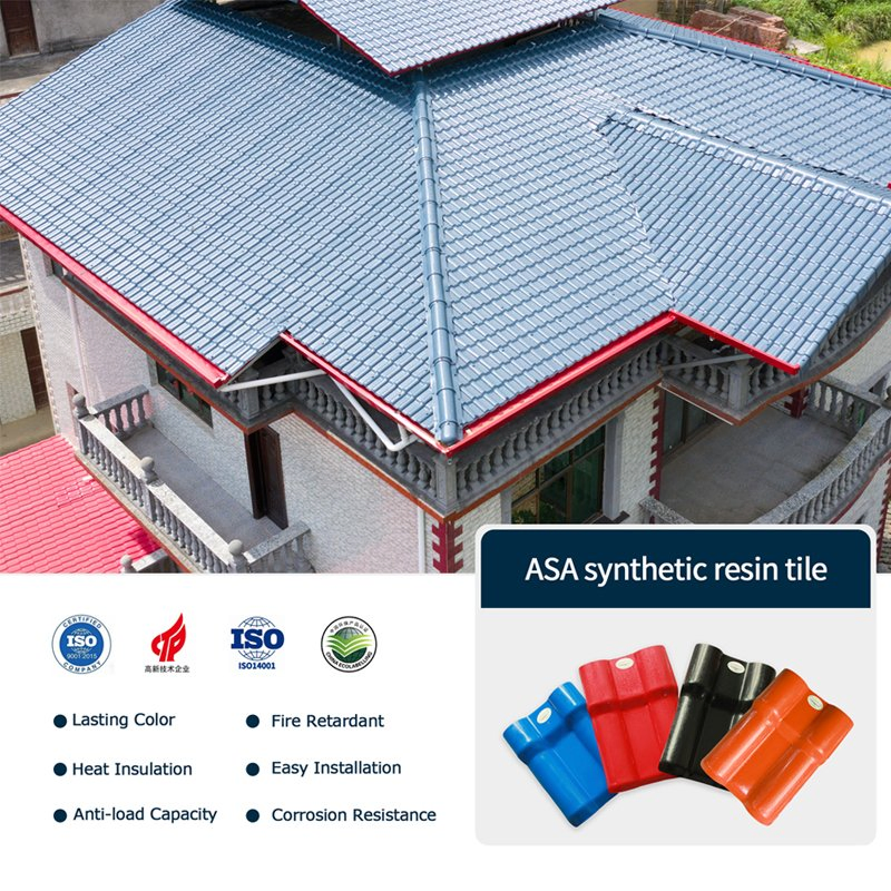 Factory Price Lamina Teja Colonial Thermoplastic Teja PVC Roof Sheet Plastic Roofing Teja Tile
