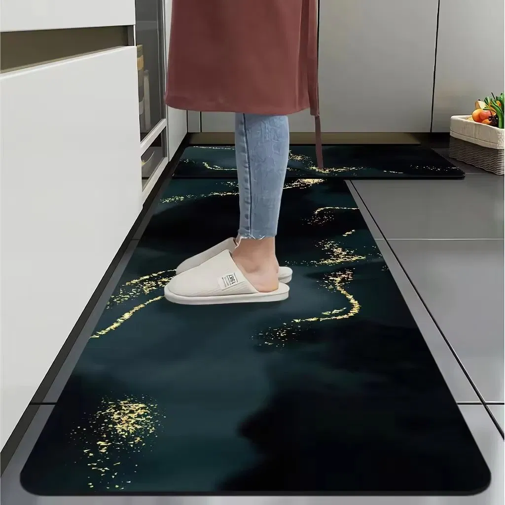 Home Deco Water Absorb Kitchen Mat Custom Area Rug