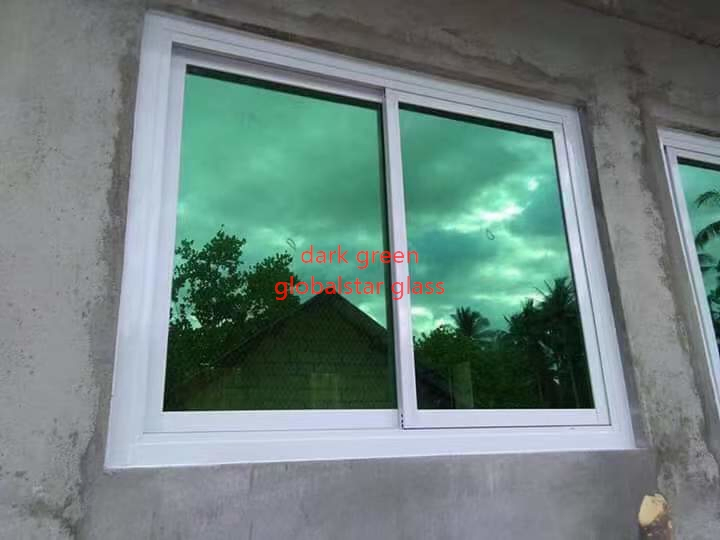 4mm 5mm 6mm 10mm Deep Black/Dark Black Tinted and Reflective Glass