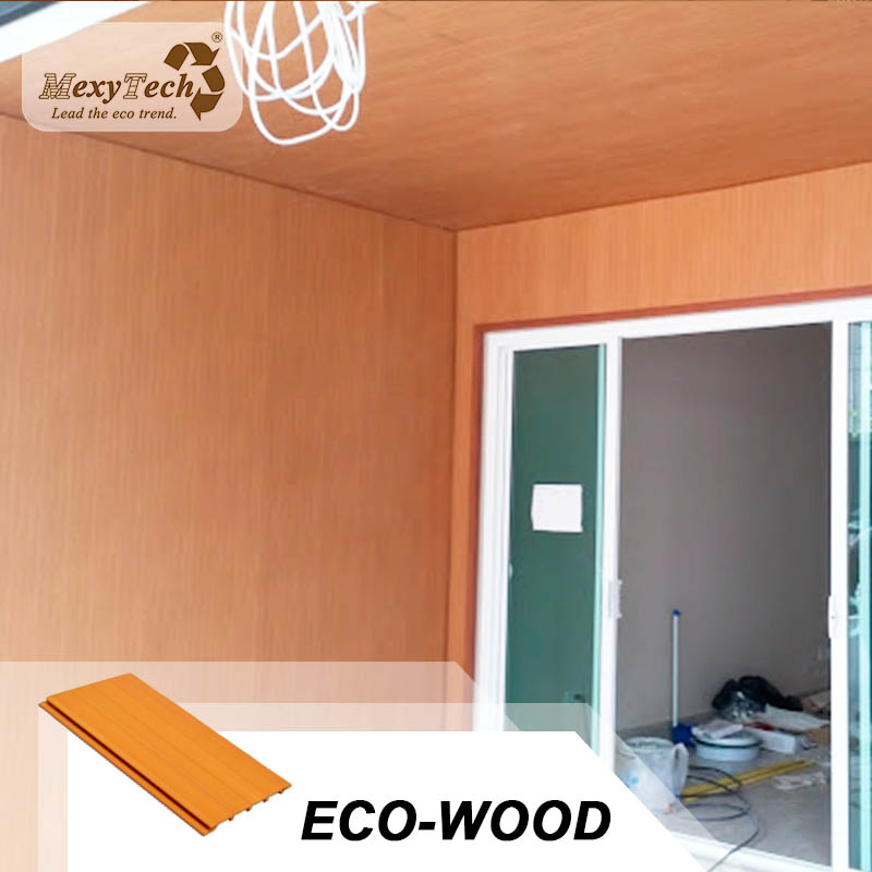 Wooden Grain PVC Indoor Wall Panels Designs for Decoration