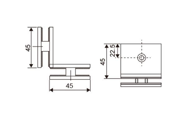 OEM Bathroom Shower Enclosure Hardware Pipe Patch Fitting Heavy Duty Wall-Mount Glass-Mount Pivot Adjustable Fixed-Panel Y-Inline Glass Clamp Glass Hinge