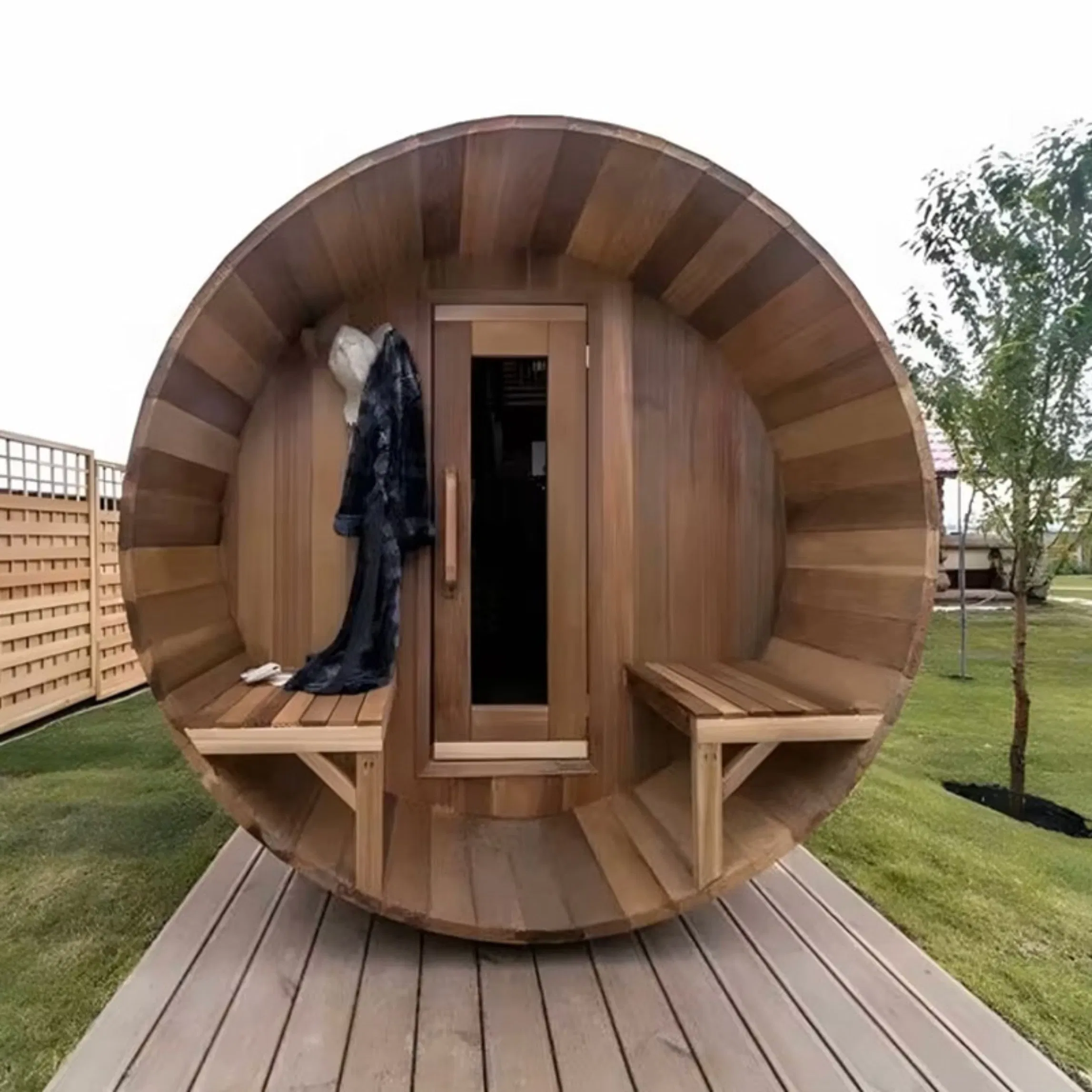 Уличная сауна Boda Premium Boyce из красного кедра