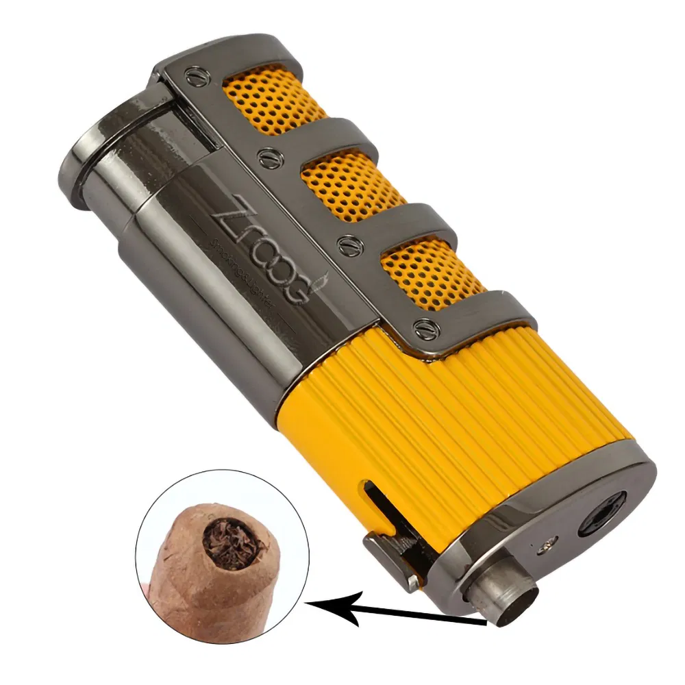 Torch Jet Flame Lighter Refillable Butane Lighter 2 in 1