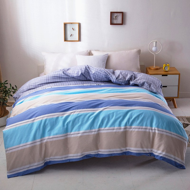 Satin Bedding Set Cotton Duvet Bed Sheet Bedding Set Luxury Pillow Case