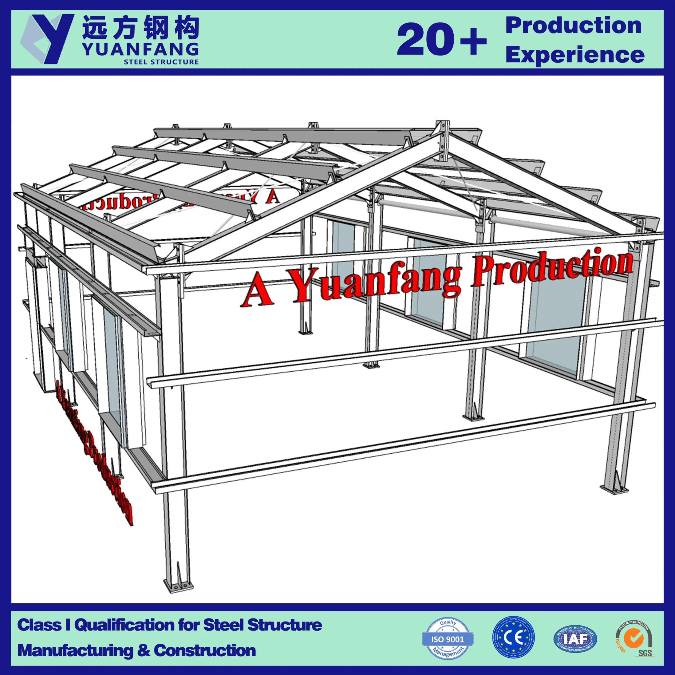 Prefabricated Metal Light Steel Structure Construction of Multi-Functional Tiny Warehouse