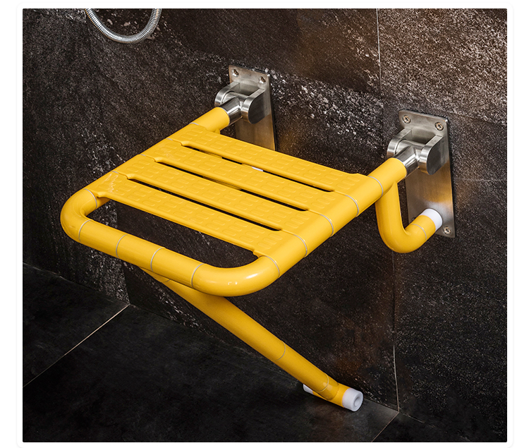 Disabled Elderly Bath Wall Mounted Folding Shower Seat Chair