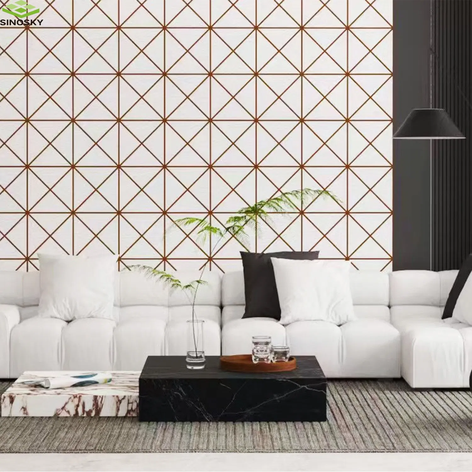 Wood Slat Acoustic Panel Wall Ceiling Soundproofing Interior