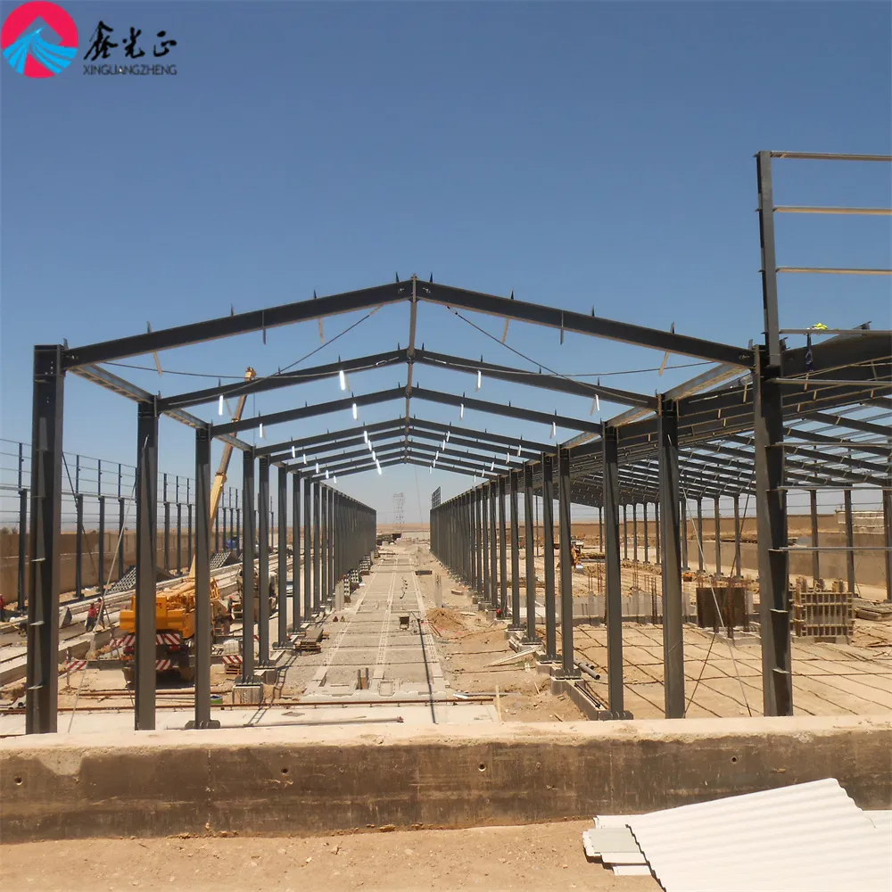 Modern Stable Long Span Industrial Steel Structure Large Warehouse with Insulation