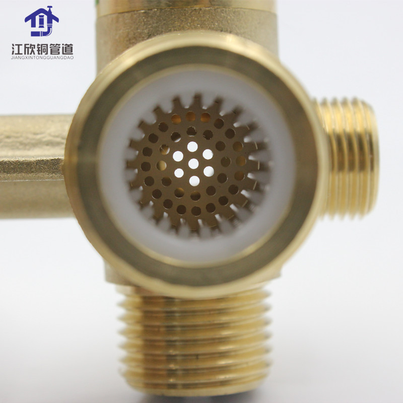 Brass Charge Valve Body Customized Heating Furnace Supply Valve