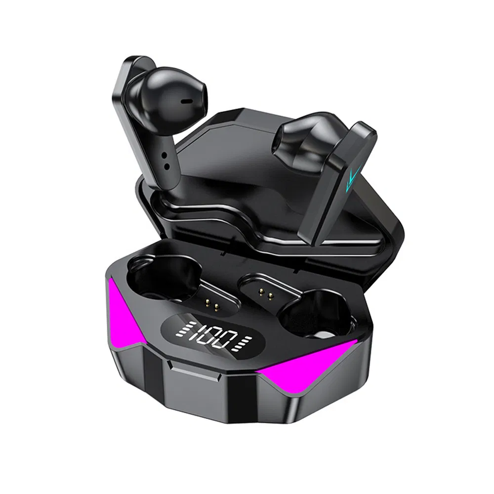 Wireless Gaming Headsets with LED Gaming Lights Stereo Earphones Low Latency Bluetooth Headphone Headsets